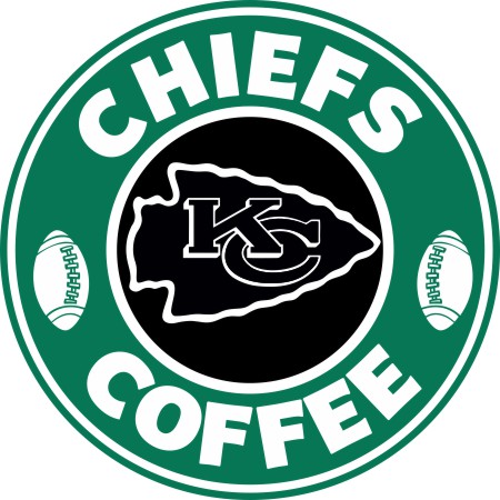 Kansas City Chiefs starbucks coffee logo vinyl decal